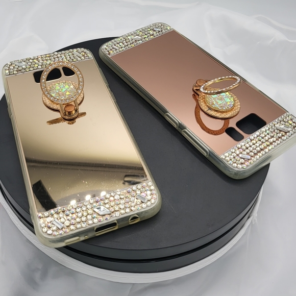 BUNDLE- Luxury Crystal Rhinestone Soft TPU Rubber Bumper Samsung Galaxy S8+ Case - Picture 3 of 5